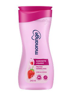 MONANGE SABONETE LÍQUIDO FRUTAS VERMELHAS 240ML